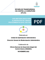 Guia Metodologica para La Elaboracion Del Manual de Procedimientos en El Sector Publico 1