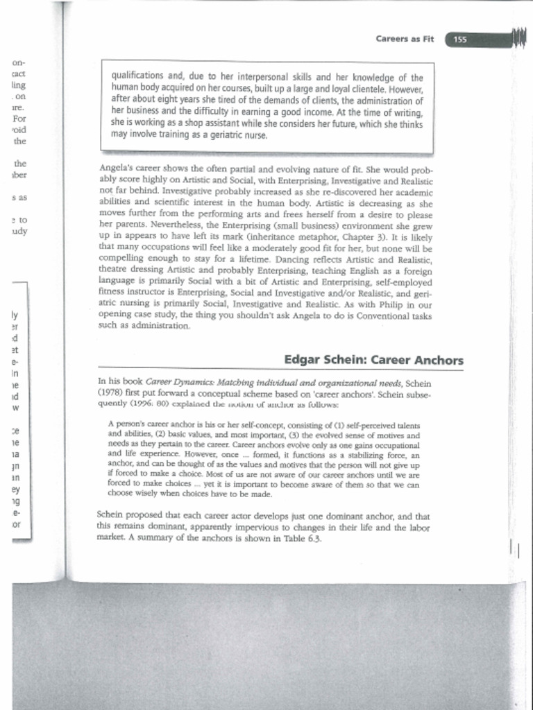 Career Anchors Schein PDF