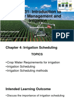 ABE 31 Chapter 4 - Irrigation Scheduling