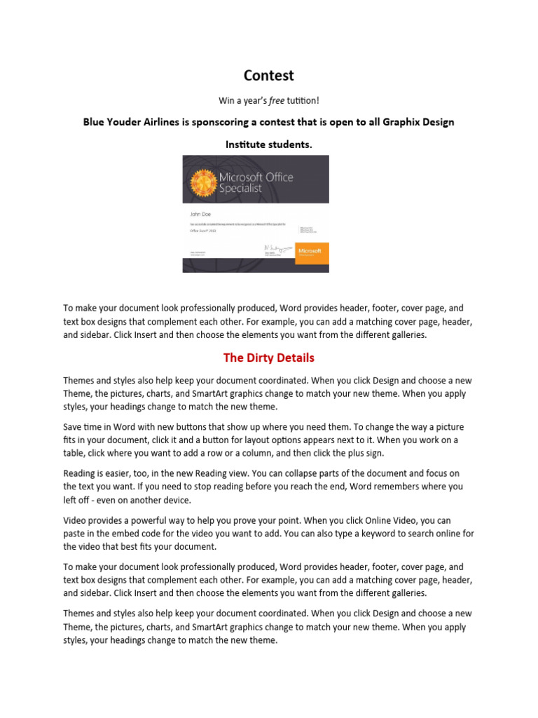 02 Word | PDF | Page Layout | Graphics