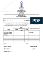 BE Form 6 DAILY ACCOMPLISHMENT REPORT DAY 4