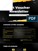 Gift Voucher Newsletter