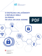 Drugi Izveštaj o Digitalnoj Uključenosti Za Republiku Srbiju Za Period 2014-2018.