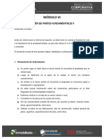 6.1 Revisión de Partes Fundamentales y Obligatorias