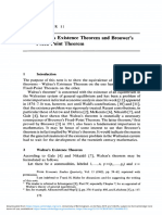 Uzawa_Walras's Existence Theorem and Brower's Fixed Point Theorem paper