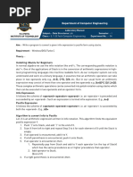 Lab Manual 6 Implemenation of A Program To Convert A Given Infix Expression To Postfix Form Using Stacks