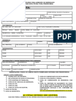 Formulario para Admissao de Empregado 2021