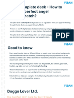 FiBAN Angel Round Pitch Deck Template