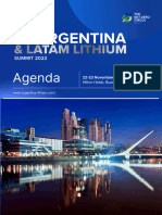 Argentina & LATAM Lithium Summit 2023 - Agenda
