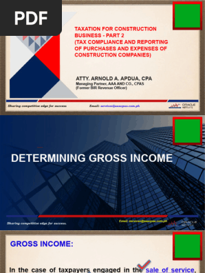 Taxation for Construction Business
