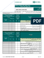 Annex F Bidders Checklist Form - Tender No ADRA-YEMA II - 559-2023