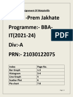 Assignment of Matplotlib-Prem