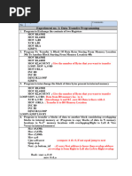 Lab Programs - Part A and Part B Microcontroller