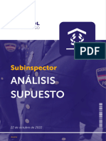 Analisis Supuesto Subinspector 2022