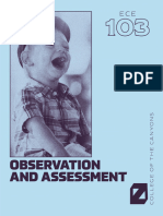 Observation and assessment in early childhood