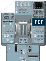 A320 Pedestal Panel