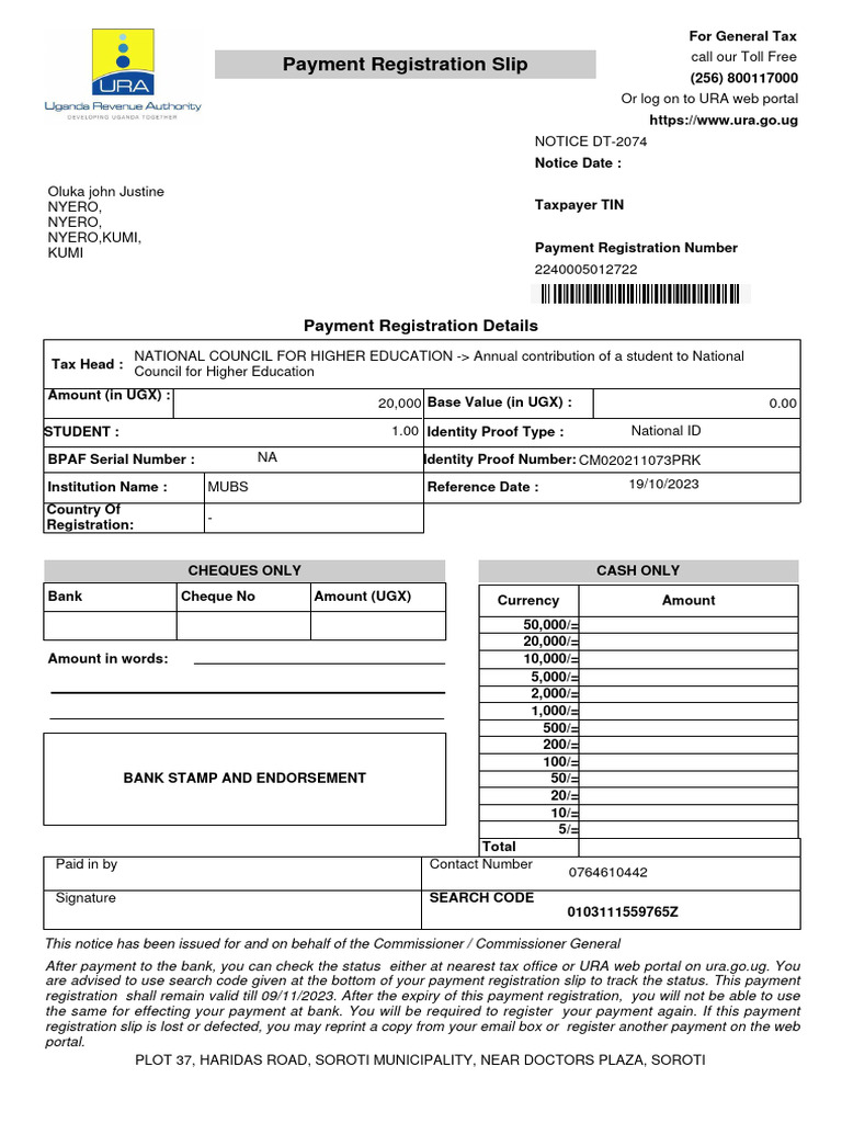 Payment Original | PDF