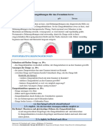 Postoperative Dehnungsübungen