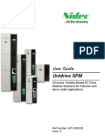 Frequentieregelaars Unidrive SP User Guide SPM en Iss5 0471 0053 05