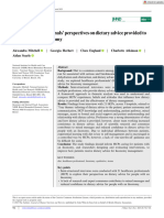 J Human Nutrition Diet - 2023 - Healthcare Professionals' Perspectives On Dietary Advice Provided To People With An Ileostomy