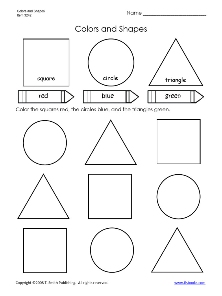 Primary Color Shapes | PDF
