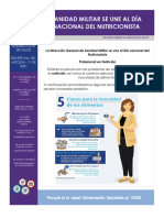 Boletin Informativo N.° 031 - Día Nacional Del Nutricionista