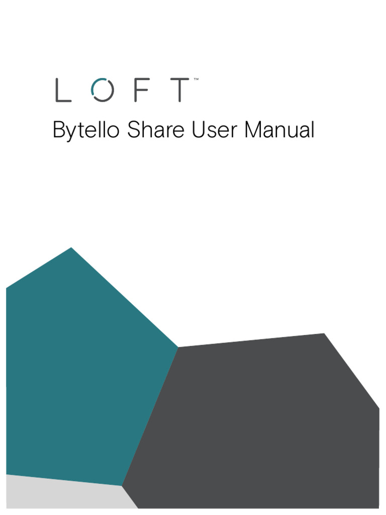 Bytello Share User Manual PDF