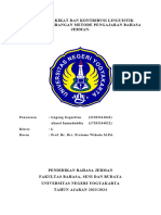 Referat Hakikat Dan Kontribusi Linguistik Dalam Perkembangan Metode Pengajaran Bahasa Jerman