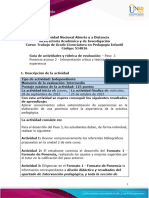 Guia de Actividades y Rúbrica de Evaluación - Unidad 2 - Paso 3 - Ponencia Avance 2 - Interpretación Crítica y Teórica de La Experiencia