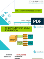 Técnicas e Instrumentos de Evaluación