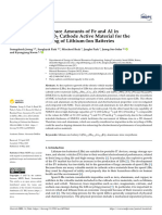 Effect of Residual Trace Amounts of Fe and Al in L