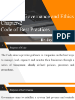 Chapter 2 Code of Best Practices