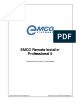 EMCO Remote Installer Professional Manual