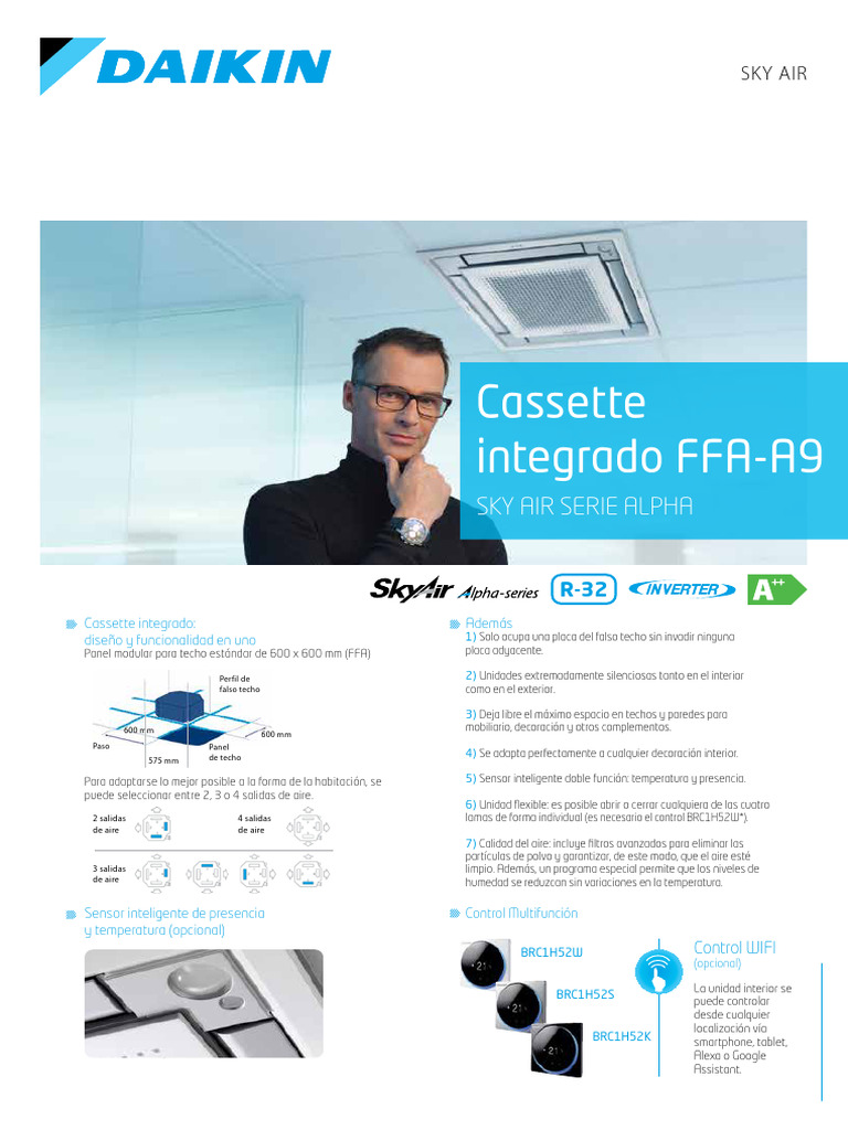 Cassete Integrado FFA-A9 - Sky Air Serie Alpha | PDF