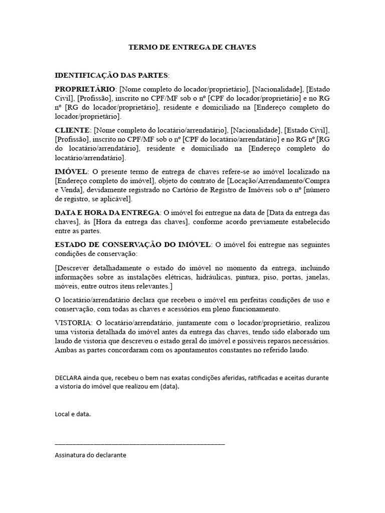 termo-de-entrega-de-chaves-modelo-pdf