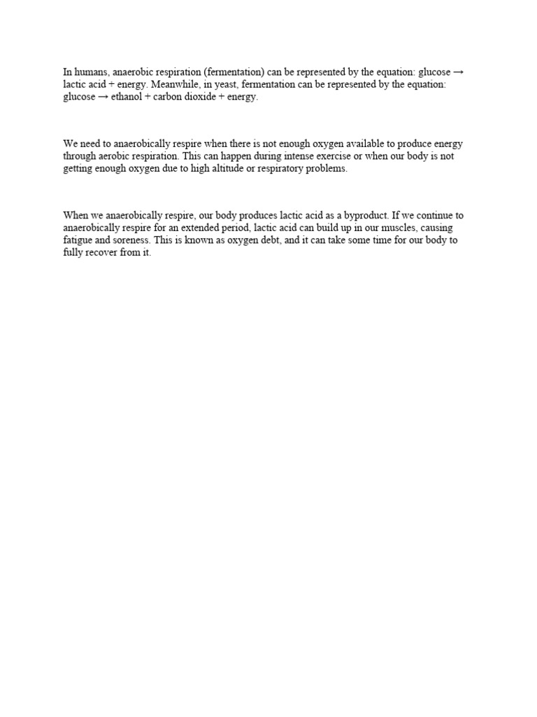 How Can We Respire Without Oxygen Edited PDF