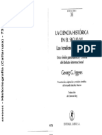 Georg G. Iggers - Fernando Sánchez Marcos - La Ciencia Histórica en El Siglo XX - Las Tendencias Actuales - Una Visión Panorámica y Crítica Del Debate Internacional-Labor (1995)