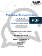 Pensamiento Matematico y Social