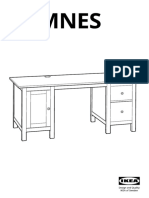 Hemnes Bureau Teinte Blanc Brun Clair AA 505125 14 101