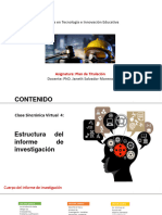 Estructura Del Informe de Investigación