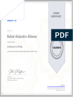 Coursera Certificado Rafael Albanes