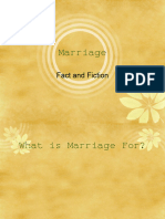 Marriage Facts and Fiction