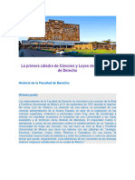 5.1.2. La Primera Cátedra de Cánones y Leyes de La Facultad de Derecho