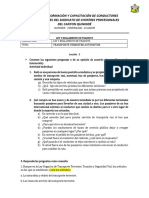 TRANSPORTE TERRESTRE AUTOMOTOR Tarea 2 Ley y Reglamento 2023