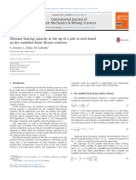 Ultimate Bearing Capacity at The Tip of A Pile in Rock Based On The Modified Hoke-Brown Criterion