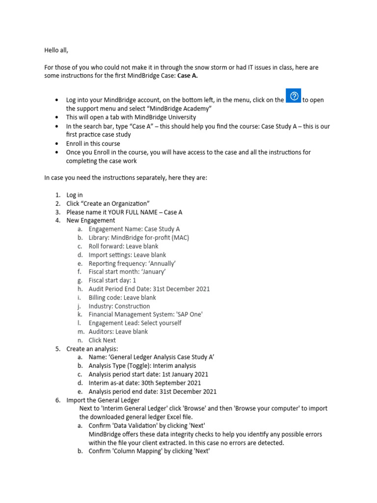 Case A Notes | PDF