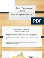 Population Distribution Patterns