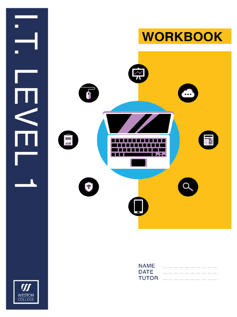Level 1 IT Learner Workbook | PDF | Computer Keyboard | Personal Computers