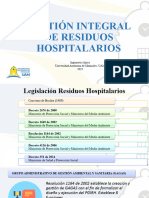 Gestión de Residuos Hospitalarios 2023