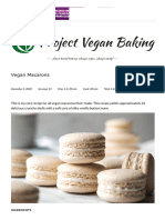 Vegan Macarons - Project Vegan Baking